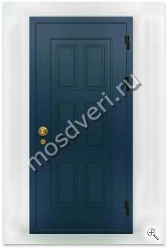 Синяя входная дверь, два слоя покрытия - купить от производителя Мосдвери Синяя входная дверь, два слоя покрытия